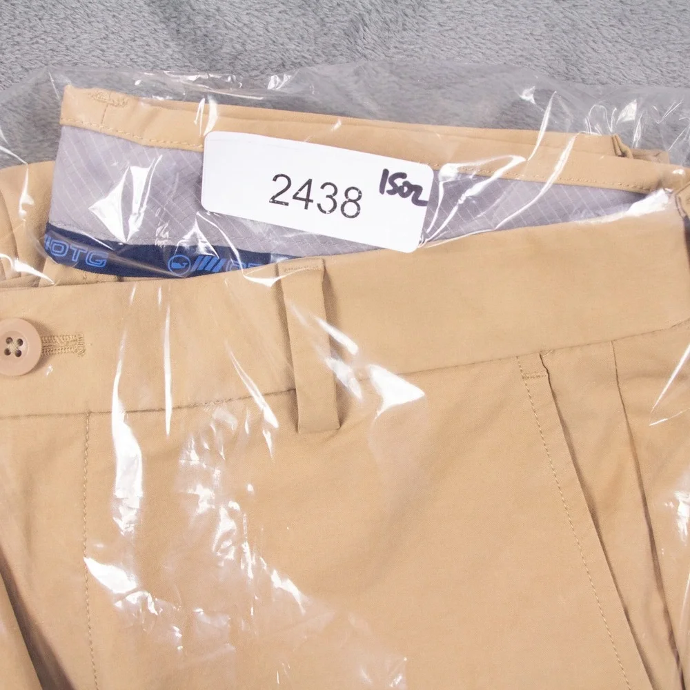 Vineyard Vines On-The-Go Pants Mens 32x30 Khaki Tan Stretch Performance Chinos